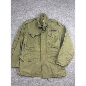 Vintage Alpha Industries M65 Field Jacket Mens Small Regular Army 70s Military C